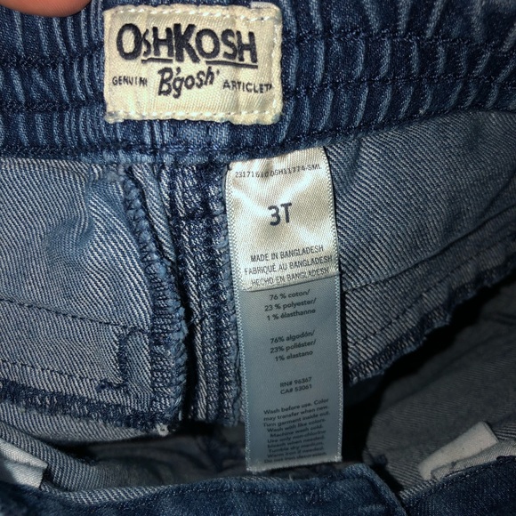 EUC Toddler Girl Oshkosh Jean Shorts - Picture 4 of 4